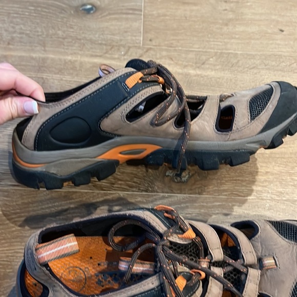 Timberland outdoor performance leather vibram laced hiking shoes main image 2